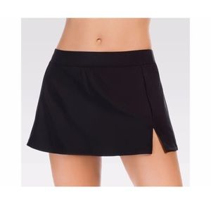 NWT Target Aqua Green Brand Ladies Black Swim Skirt Medium
